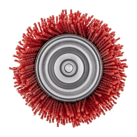 Щетка для дрели, 75 мм, Чашка, со шпилькой, нейлоновая щетина Denzel 74436 купить в Нижневартовске