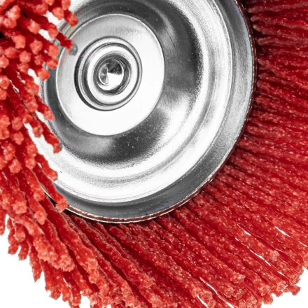 Щетка для дрели, 75 мм, Чашка, со шпилькой, нейлоновая щетина Denzel 74436 купить в Нижневартовске