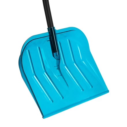 Лопата для уборки снега Palisad 61692, поликарбонат, 475х400х1385мм, алюминиевый черенок, ПВХ оплетка, LUXE купить в Нижневартовске