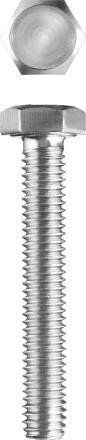 Болт ГОСТ 7798-70, M8 x 30 мм, 4 шт, кл. пр. 5.8, оцинкованный, ЗУБР 303086-08-030 купить в Нижневартовске