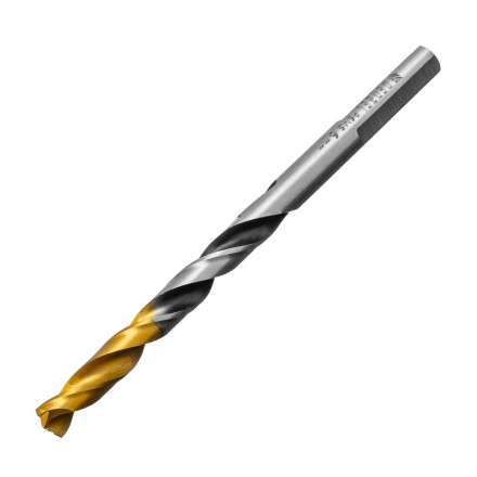 Сверло спиральное по металлу 6 x 93мм, Р6М5, Golden Tip, многогранная заточка Denzel 718278 купить в Нижневартовске