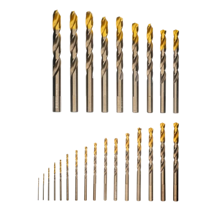 Набор сверл по металлу Denzel 723010, 1-13 мм, Р6М5К8-TiN, Golden Tip, 25 шт купить в Нижневартовске