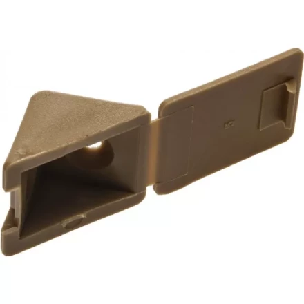 Уголок мебельный ЗУБР с шурупом, цвет бук, 4,0x15мм, ТФ6, 4шт 4-308256-2 купить в Нижневартовске