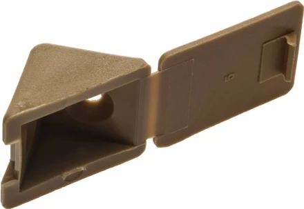 Уголок мебельный ЗУБР с шурупом, цвет бук, 4,0x15мм, ТФ6, 4шт 4-308256-2 купить в Нижневартовске