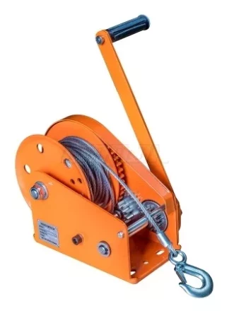 Лебедка ручная с тормозом BHW 2600 канат купить в Нижневартовске