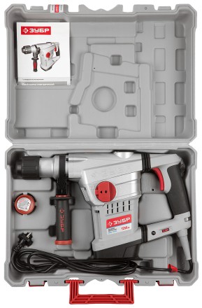 Перфоратор ЗУБР SDS-Max, 10Дж, 1250Вт, кейс ЗПМЭ-1250ЭК купить в Нижневартовске
