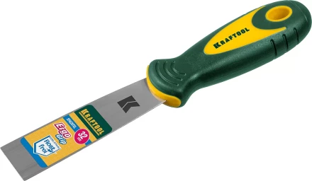 Шпательная лопатка KRAFTOOL с 2-компонент ручк, профилиров нержав полотно, 32мм 10035-030 купить в Нижневартовске