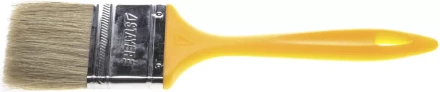 Кисть плоская STAYER "UNIVERSAL-MASTER", светлая натуральная щетина, пластмассовая ручка, 63мм 0107-63_z01 купить в Нижневартовске