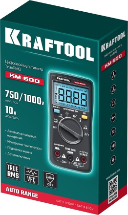 Мультиметр цифровой KM-600 59854 купить в Нижневартовске