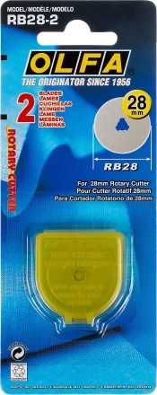 Лезвие OLFA специальное, круговое, 28мм, 2шт OL-RB28-2 купить в Нижневартовске