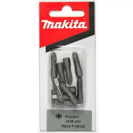 Биты Makita PZ3 25мм 10шт (P-06133) купить в Нижневартовске