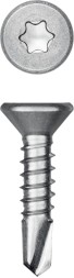 Нержавеющие саморезы DS-C с потайной головкой, коробка 300932-42-013