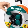 Силовые удлинители на стальной катушке  P-325, провод ПВС 3х2.5 мм2 55089-50 купить в Нижневартовске