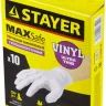Перчатки STAYER "MASTER" виниловые экстратонкие, M, 10шт 11208-M купить в Нижневартовске