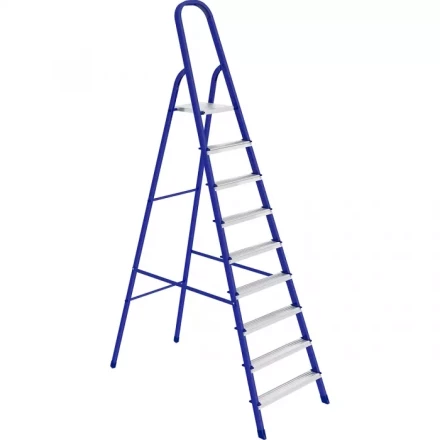 Стремянка 9 ступеней стальная АЛЮМЕТ 97773 купить в Нижневартовске