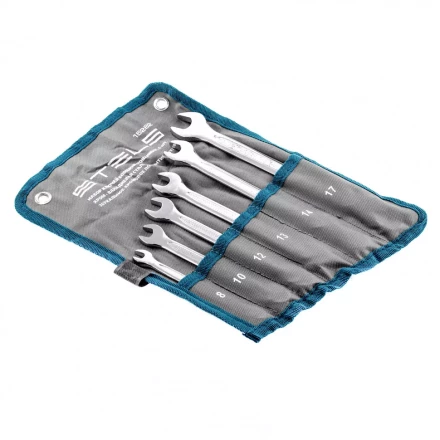 Набор ключей комбинированных 6 шт 8-17 мм,  антислип Stels 15282 купить в Нижневартовске