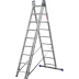 Лестница ЗУБР универсальная, трехсекционная со стабилизатором, 9 ступеней 38831-09 купить в Нижневартовске
