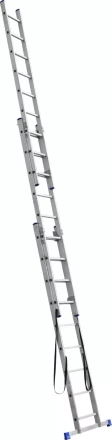 Лестница ЗУБР универсальная, трехсекционная со стабилизатором, 9 ступеней 38831-09 купить в Нижневартовске