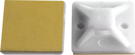 Площадки под хомут-стяжку ПХС самоклеющиеся белые нейлоновые серия МАСТЕР купить в Нижневартовске