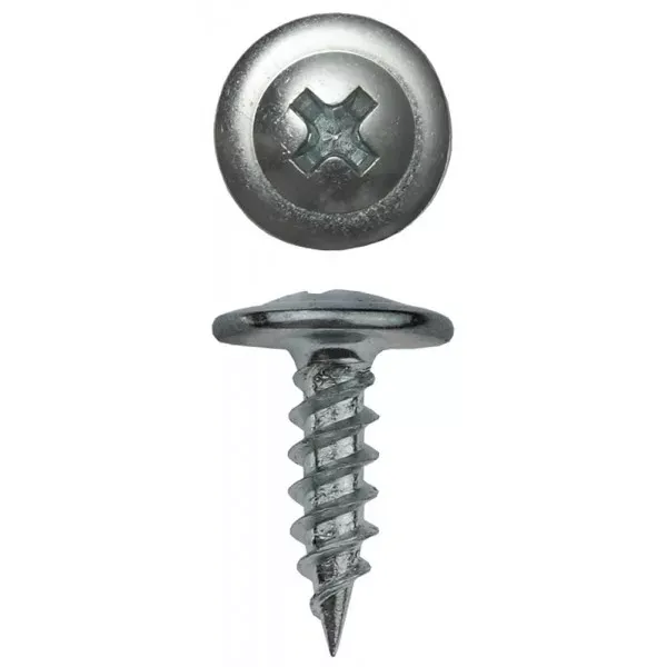 Саморезы ЗУБР с прессшайбой по листовому металлу до 0,9мм, PH2, 4,2х19мм, ТФ2, 1100шт 4-300192-42-019 купить в Нижневартовске