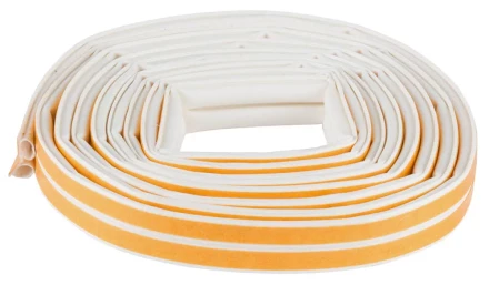 Уплотнитель ЗУБР силиконовый самоклеящийся, профиль "O", белый, 6м 40925-006 купить в Нижневартовске