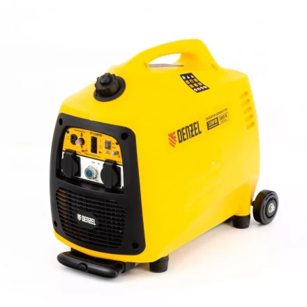Генератор инверторный GT-3200iSE, 3.2 кВт, 230 В, бак 6 л, закрытый корпус, электростартер Denzel 94703 купить в Нижневартовске