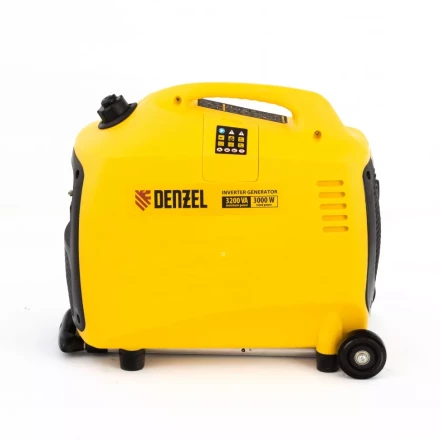 Генератор инверторный GT-3200iSE, 3.2 кВт, 230 В, бак 6 л, закрытый корпус, электростартер Denzel 94703 купить в Нижневартовске