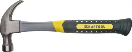 Молоток-гвоздодер 450 г с фиберглассовой рукояткой, KRAFTOOL 20280-450 20280-450 купить в Нижневартовске