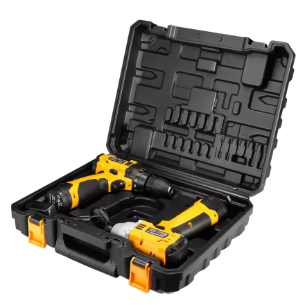 Набор аккумуляторного инструмента DEKO Гайковерт DKIS12 + Дрель DKCD12, 063-4107 купить в Нижневартовске