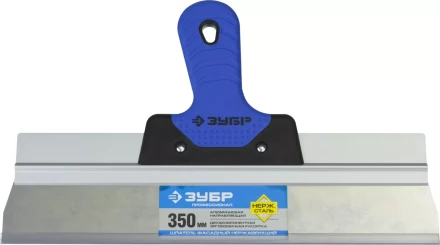 Шпатель ЗУБР "ПРОФЕССИОНАЛ" ФАСАДНЫЙ нержавеющий, 2к ручка. 350мм 10049-35_z03 купить в Нижневартовске