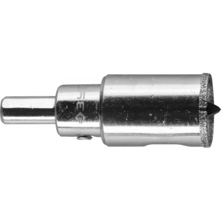 Коронка ЗУБР алмазная в сборе по кафелю, керамике с центрирующим сверлом и имбусовым ключом, зерно 60, 25мм 29850-25 купить в Нижневартовске