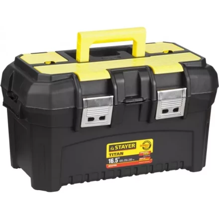 Ящик для инструмента "TITAN-16" пластиковый, STAYER 38016-16 купить в Нижневартовске
