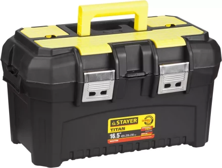 Ящик для инструмента "TITAN-16" пластиковый, STAYER 38016-16 купить в Нижневартовске