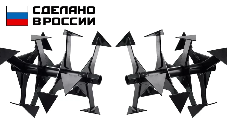 ЗУБР Ф-2, НЕХ 32, фрезы гусиные лапки для мотоблоков (707108-2) купить в Нижневартовске