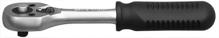 Ключ-трещотка 1/4&quot; с переключателем CrV хромированный MATRIX MASTER 14010 купить в Нижневартовске
