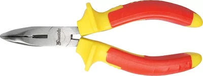Длинногубцы изогнутые Insulated 160мм двухкомпонентные рукоятки MATRIX PROFESSIONAL 17472