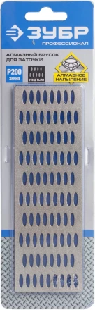 Алмазный брусок ЗУБР "ПРОФЕССИОНАЛ" заточной, крупная зернистость, Р200, 50х150мм 35715-03_z01 купить в Нижневартовске