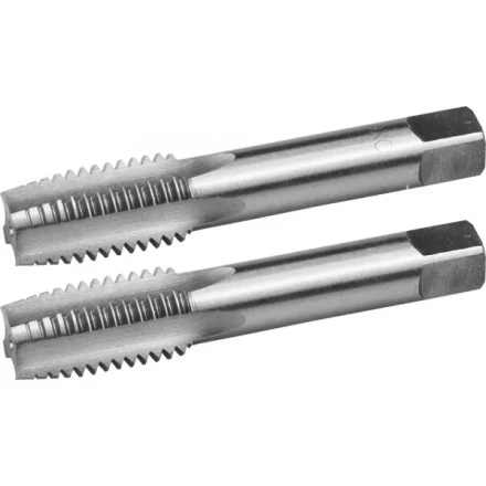 Комплект метчиков ЗУБР "МАСТЕР" ручных для нарезания метрической резьбы, М18 x 2,0, 2шт 4-28006-18-2.0-H2 купить в Нижневартовске