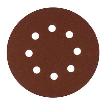 Круг абразивный на ворсовой подложке под "липучку", перфорированный, P 150, 125 мм, 5 шт Сибртех 738077 купить в Нижневартовске