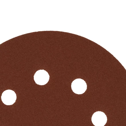 Круг абразивный на ворсовой подложке под "липучку", перфорированный, P 150, 125 мм, 5 шт Сибртех 738077 купить в Нижневартовске