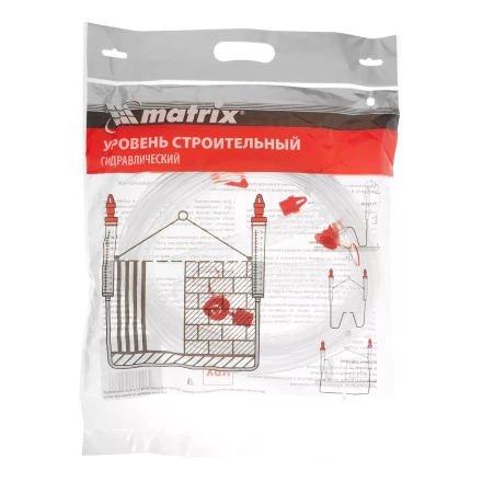 Гидроуровень Matrix 37092, удлиненная колба, рельефная градуировка, 10м купить в Нижневартовске