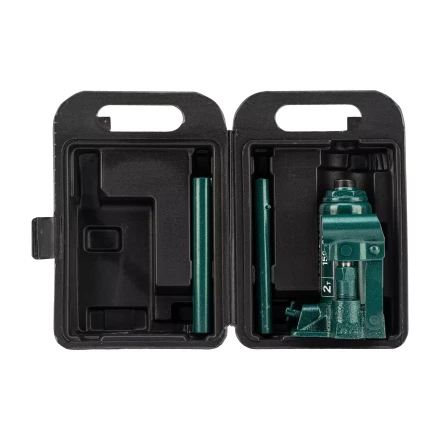 Домкрат гидравлический бутылочный Сибртех 50812, 2 т, 150-280 мм, в пласт. кейсе купить в Нижневартовске