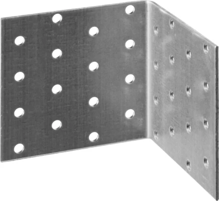 Крепежный угол ЗУБР "МАСТЕР" равносторонний, 80х80х80мм, 1шт 310206-080-080 купить в Нижневартовске