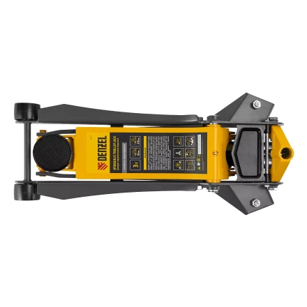 Домкрат гидравлический подкатной Denzel 51271, 3 т, 85-610 мм, быстрый подъем, низ. подхват, проф, SUV купить в Нижневартовске