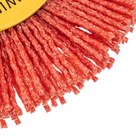 Щетка для УШМ, 100 мм, плоская, нейлоновая щетина, посадка 22,2 мм Denzel 74437 купить в Нижневартовске