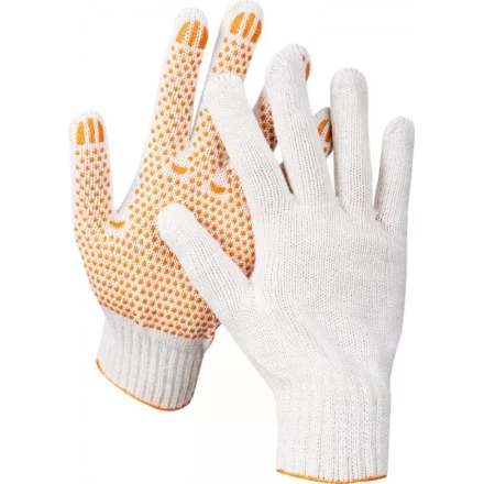 Перчатки STAYER "МASTER" трикотажные, 7 класс, х/б, с защитой от скольжения, L-XL 11404-XL купить в Нижневартовске