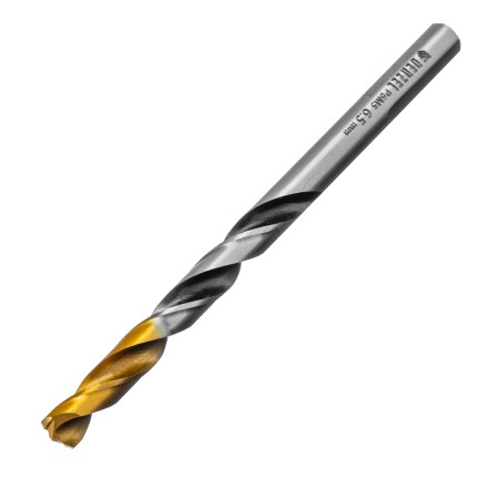Сверло спиральное по металлу Denzel 6,5 x 93мм, Р6М5, Golden Tip, многогранная заточка, 718279 купить в Нижневартовске
