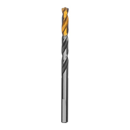 Сверло спиральное по металлу Denzel 6,5 x 93мм, Р6М5, Golden Tip, многогранная заточка, 718279 купить в Нижневартовске