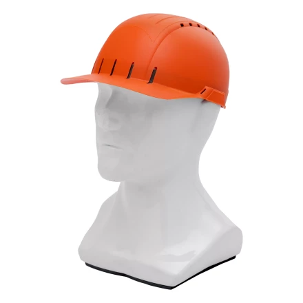 Каскетка защитная "Стиль", пластиковая, оранжевая Сибртех 89169 купить в Нижневартовске