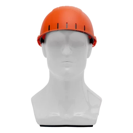 Каскетка защитная "Стиль", пластиковая, оранжевая Сибртех 89169 купить в Нижневартовске